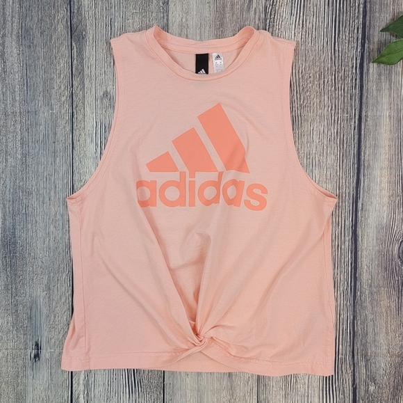 Adidas Knotted Front Tank Top - Picture 1 of 10